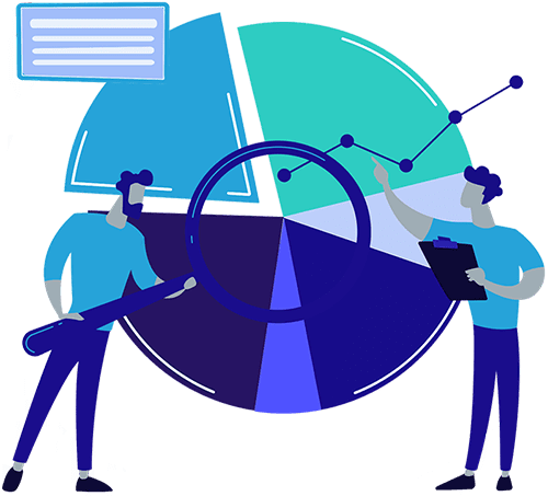 Icon of a pie chart
